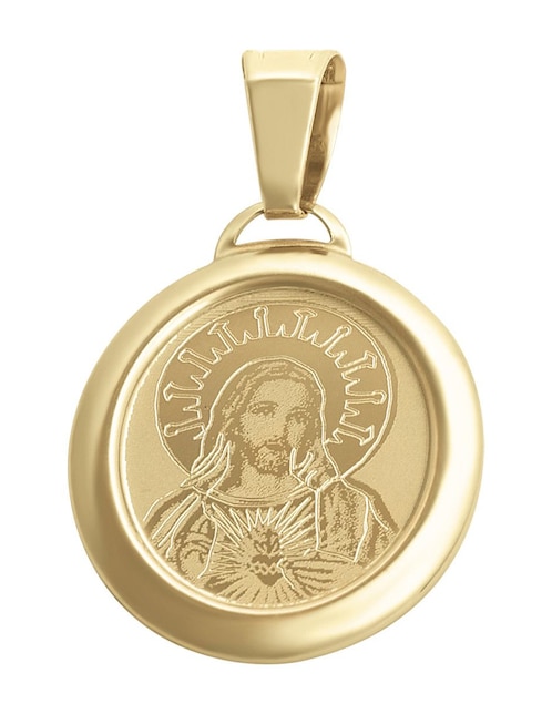 Medalla redonda de oro 14 K 1