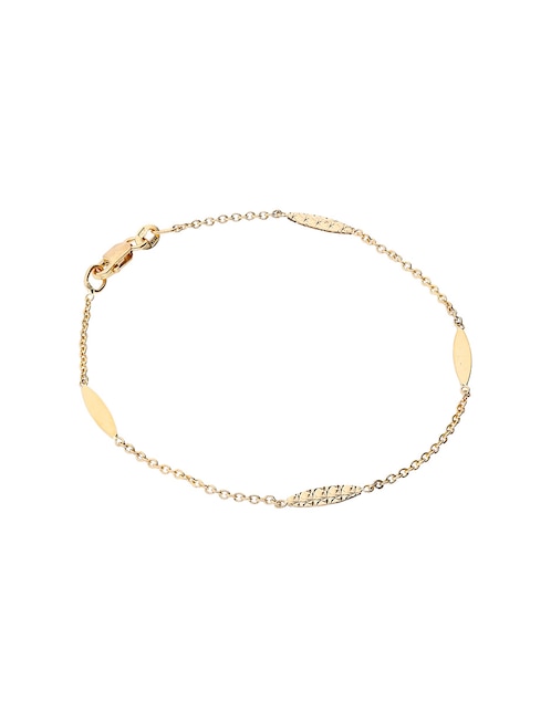 Pulsera Unoaerre de oro amarillo 14 K con acabado pulido