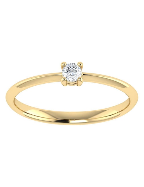 Argolla de oro amarillo 14 k diamante Argolla de oro amarillo 14 k diamante