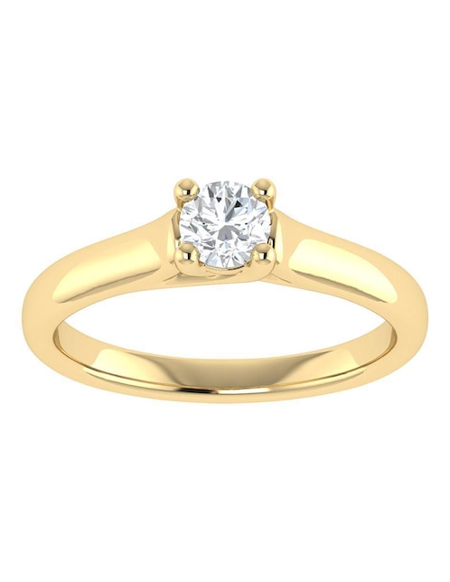 Argolla de oro amarillo 14 k diamante Argolla de oro amarillo 14 k diamante