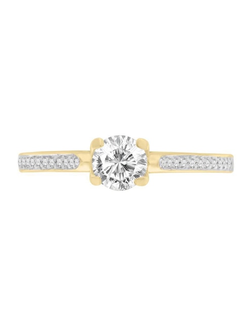 Anillo de compromiso "de" oro 14 k klamore vitalia diamante