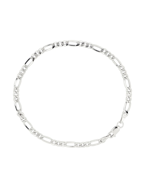 Pulsera Dinasti de oro blanco 14 K