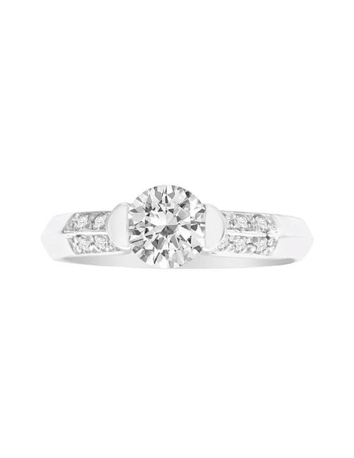 Anillo de compromiso de oro 14 k Camil diamante 1