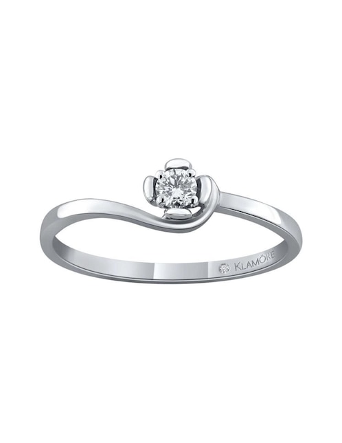 Anillo de compromiso de oro 14 k Kirian diamante 1