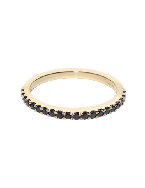 Anillo 14 k de oro zafiro