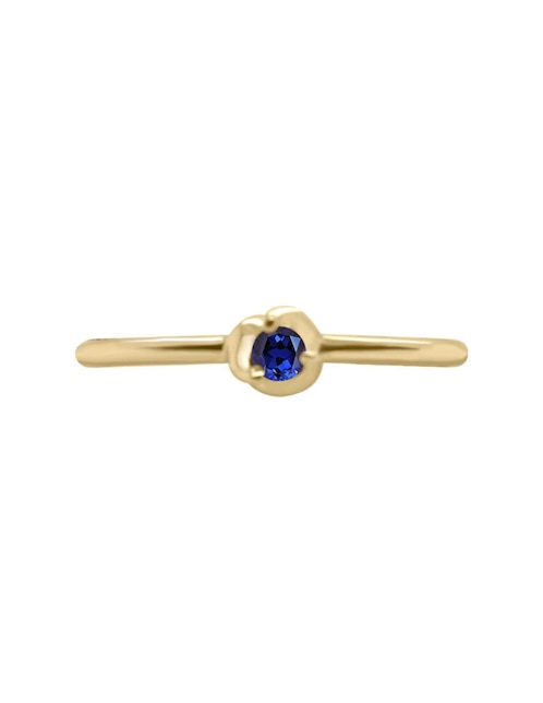 Anillo Fascinare Rady 14 k de oro zafiro brillante