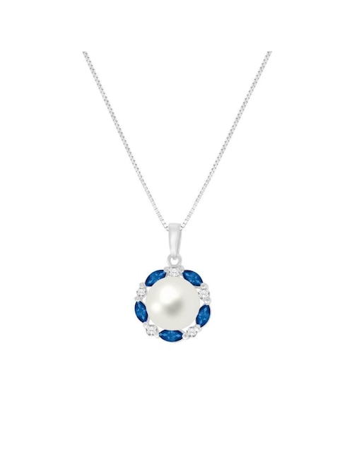 Colgante Y Dije redondo Fascinare coco de oro blanco 14 K