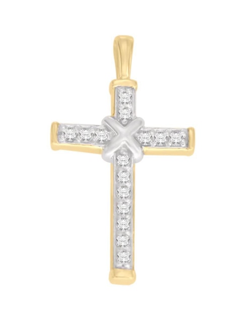 Dije de cruz Fianelli de oro 14 K
