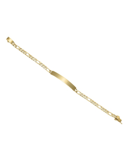 Esclava Cristal Joyas de oro 14 K con acabado baño de oro