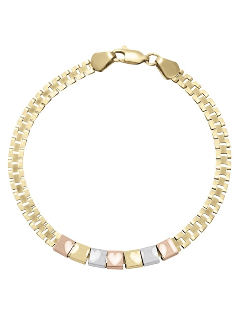 CRISTAL JOYAS Pulsera Cristal Joyas de oro 14 K con acabado brillante