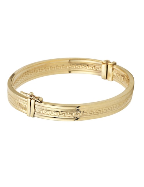 Brazalete Cristal Joyas de oro 14 K con acabado pulido