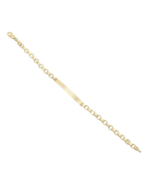 Esclava Cristal Joyas de oro 14 K con acabado pulido