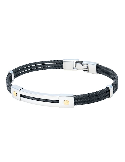 Brazalete 14 K con acabado liso 1