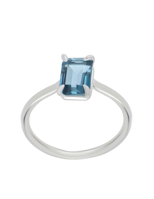 Anillo Valoro Colorful P 925 de plata topacio azul de londres