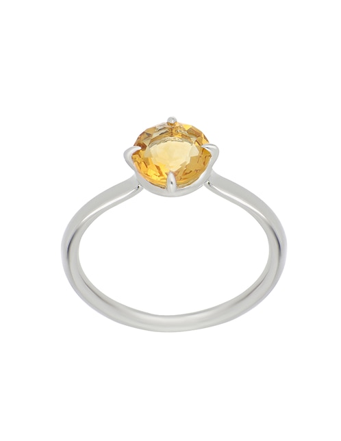 Anillo Valoro Colorful P 925 de plata citrina