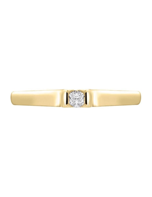 Anillo de compromiso "de" oro 14 k klamore anne diamante