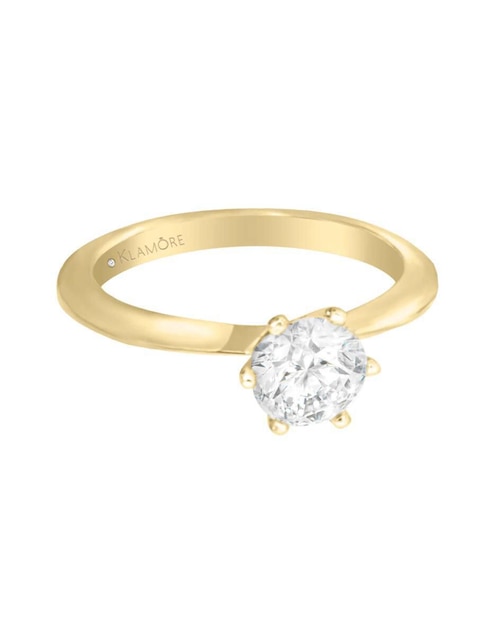 Anillo de compromiso "de" oro 14 k klamore maribel diamante