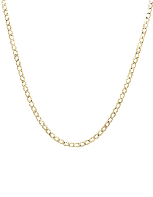 Cadena Cristal Joyas de oro amarillo 14 K