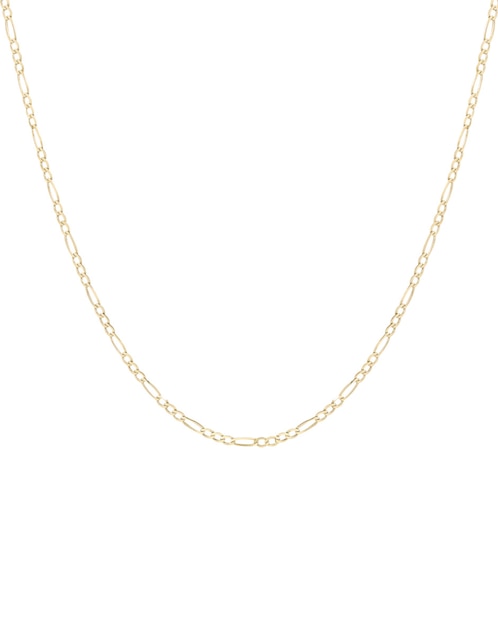 Cadena Cristal Joyas de oro amarillo 14 K