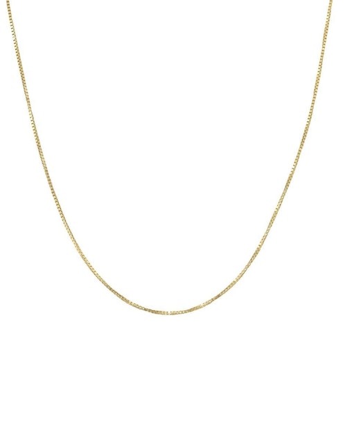 Cadena Cristal Joyas de oro amarillo 14 K