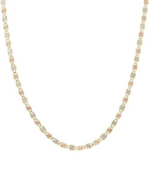 CRISTAL JOYAS Cadena Cristal Joyas de oro florentino 14 K