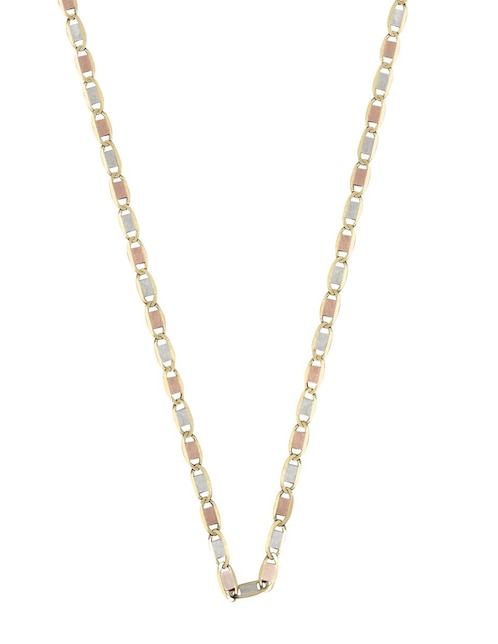 CRISTAL JOYAS Cadena Cristal Joyas de oro florentino 14 K