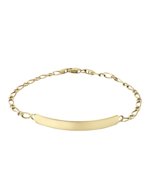 Esclava Cristal Joyas de oro 14 K con acabado pulido