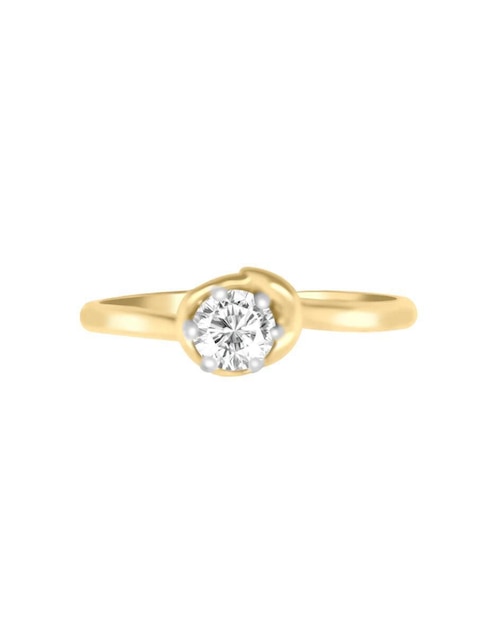 Anillo de compromiso de oro 14 k Klamore Legende diamante
