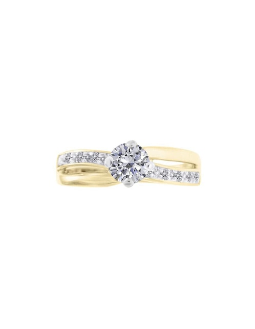 Anillo de compromiso de oro 14 k Klamore Union diamante