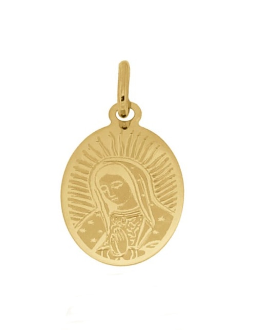Medalla de virgen de guadalupe sin colección de oro 14 K 1
