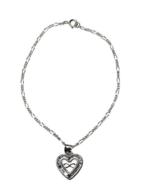 Pulsera Limerence by Claudia Herrera de plata P 925 Corazon Infinito con acabado pulido