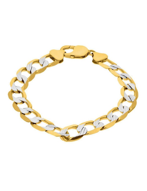 Pulsera de oro 14 k con acabado brillante Pulsera de oro 14 k con acabado brillante