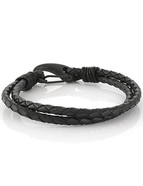 Pulsera Joyerías Bizzarro de piel con acabado brillante