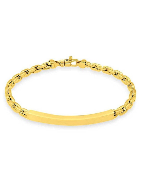 Pulsera de oro 14 k con acabado brillante Pulsera de oro 14 k con acabado brillante