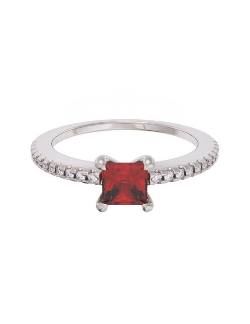 Anillo de compromiso de oro 14 k Eternidad zirconia 1