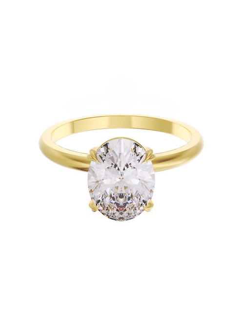Anillo de compromiso "de" oro 14 k fonelli eternidad zirconia