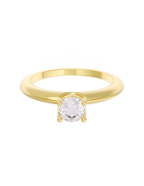Anillo de compromiso "de" oro 14 k fonelli eternidad zirconia