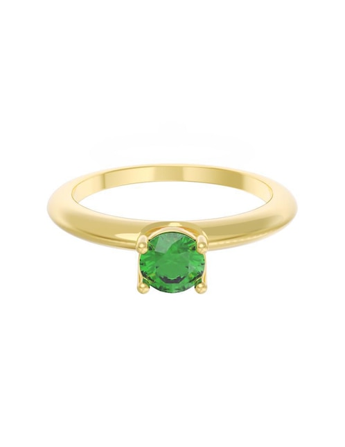 Anillo de compromiso "de" oro 14 k fonelli eternidad zirconia