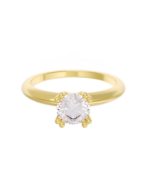 Anillo de compromiso "de" oro 14 k fonelli eternidad zirconia