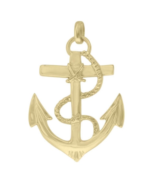 Dije de ancla de oro 14 K 1
