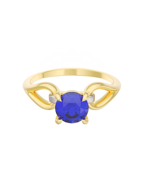 Anillo de compromiso "de" oro 14 k fonelli eternidad zirconia