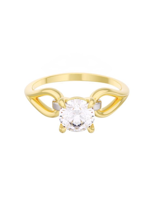 Anillo de compromiso "de" oro 14 k fonelli eternidad zirconia
