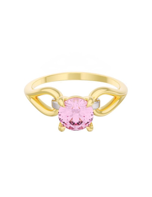 Anillo de compromiso "de" oro 14 k fonelli eternidad zirconia