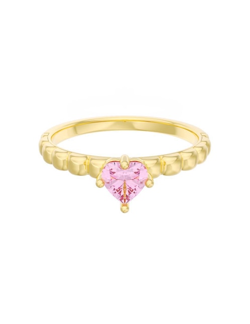Anillo de compromiso "de" oro 14 k fonelli eternidad zirconia