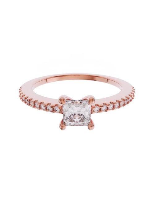 Anillo de compromiso de oro 10 k Eternidad 1