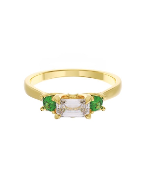 Anillo de compromiso "de" oro 10 k fonelli eternidad zirconia