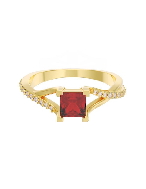 Anillo de compromiso "de" oro 10 k fonelli eternidad 2025 zirconia