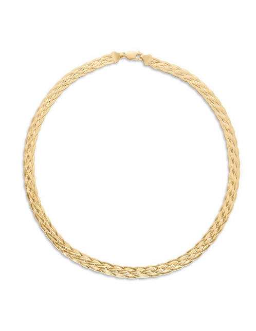 Collar de oro amarillo 14 K