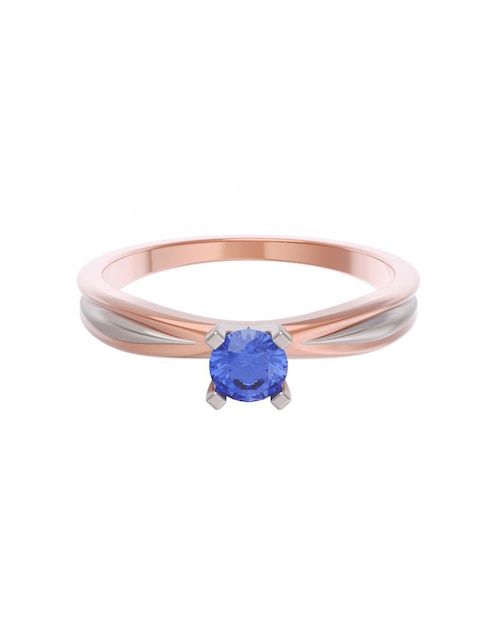 Anillo de compromiso de oro 10 k Eternidad 2025 1
