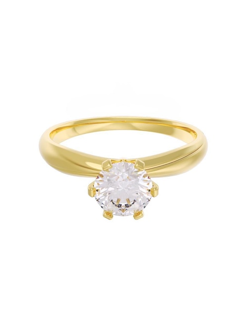 Anillo de compromiso "de" oro 10 k fonelli eternidad 2025 zirconia